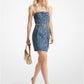 Denim Belted Mini Dress