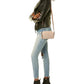 FENDI FF Mini Raffia & Leather Camera Bag