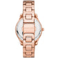Women's Liliane Three-Hand Rose Gold-Tone Stainless Steel Bracelet Watch 36mm
