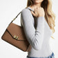 Michael Kors Sylvia Luggage Leather Convertible Shoulder Crossbody Bag