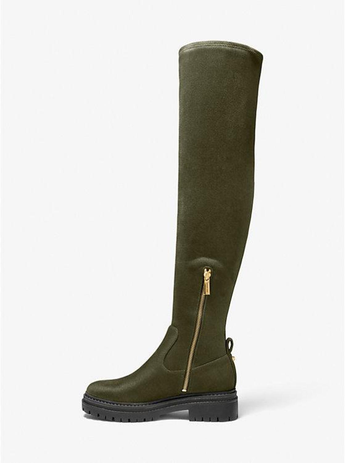 Cyrus Faux Stretch Suede Over-The-Knee Boot