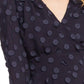 Danielle Dress In Sapphire Dots