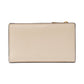 Morgan Colorblocked Saffiano Leather Small Slim Bifold Wallet