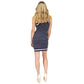 MICHAEL Women's Border-Print Halter Mini Dress