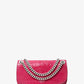 Christie Mini Crocodile Embossed Leather Envelope Bag