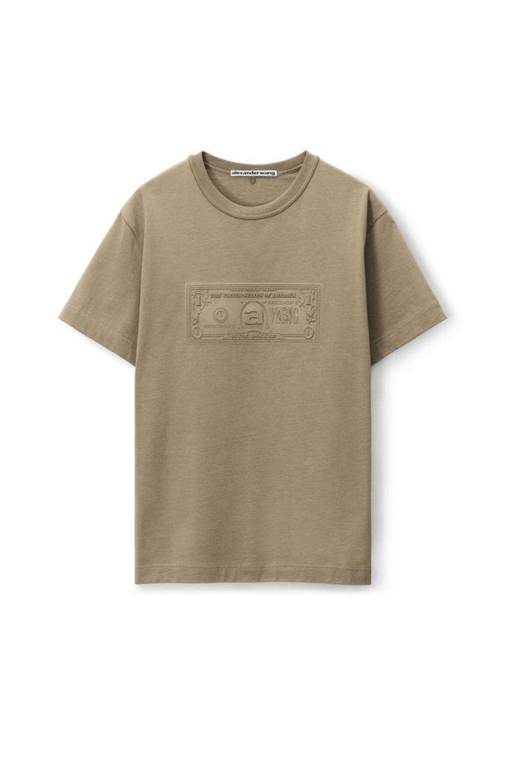 Dollar Bill Tee In Compact Jersey