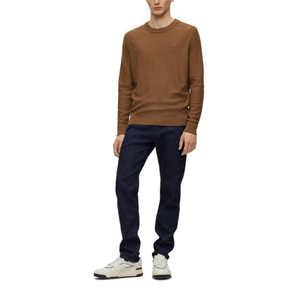 Men's Embroidered Logo Regular-Fit Sweater