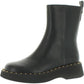 VANESA LEATHER BOOTIE Womens LEATHER ROUND TOE Mid-Calf Boots