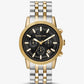 Oversized Hutton Two-Tone Watch