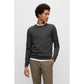 Slim-fit sweater in virgin wool
