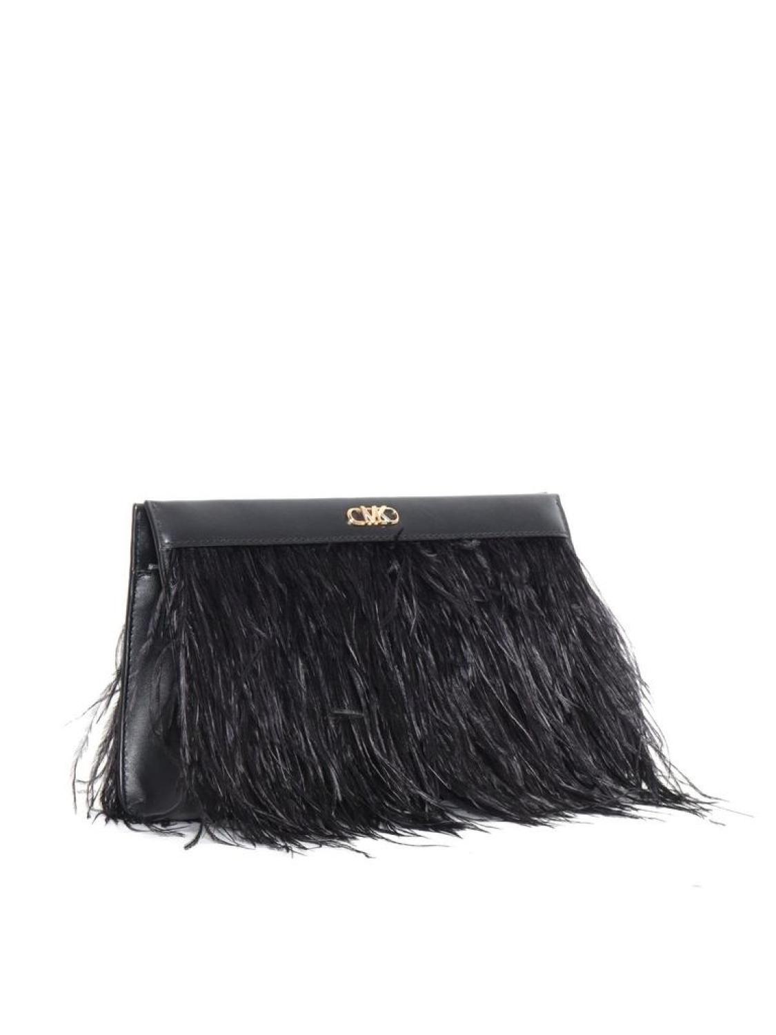 Michael kors hotsell black clutch handbag