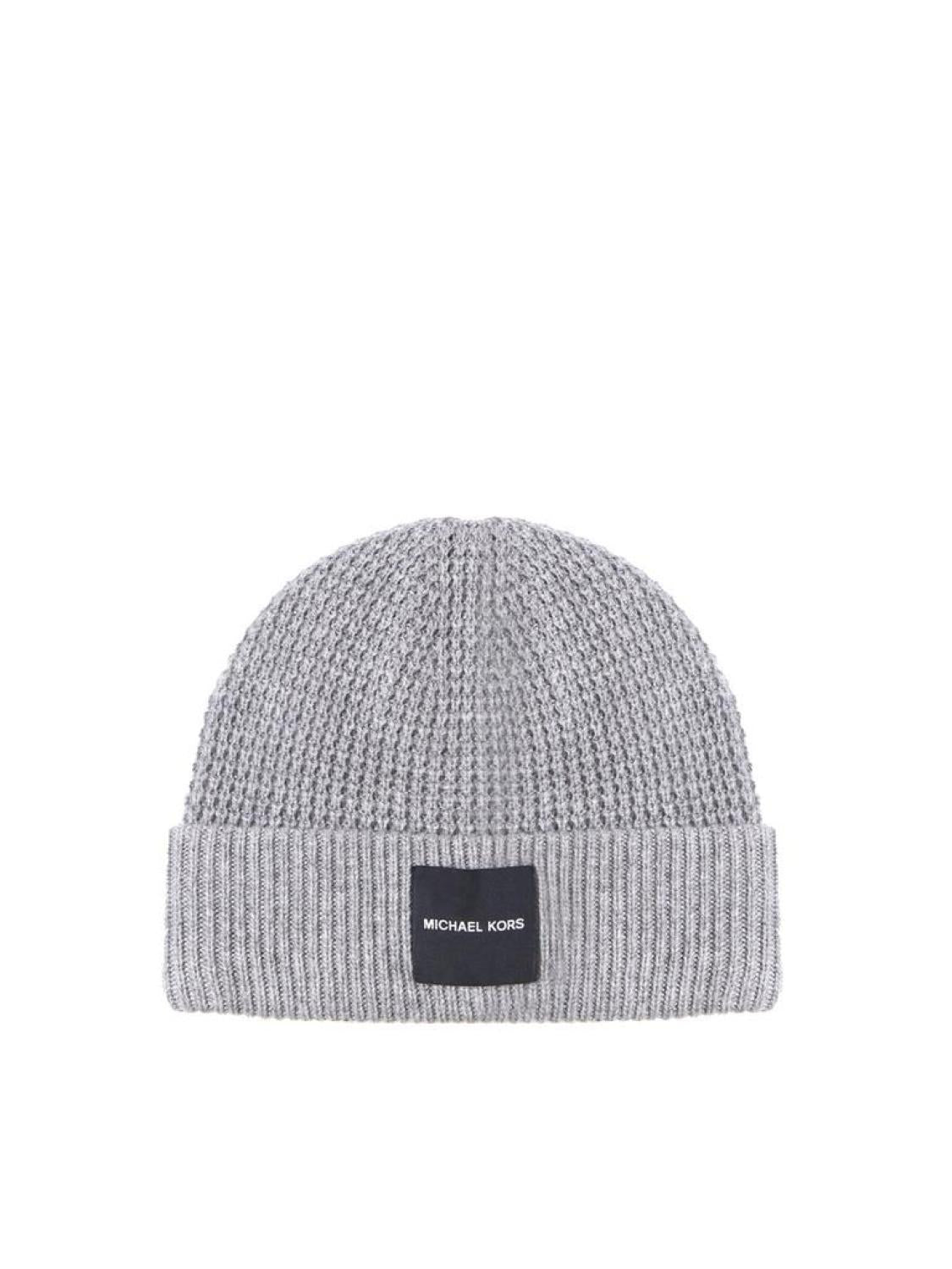 Michael Michael Kors Logo Patch Knitted Beanie