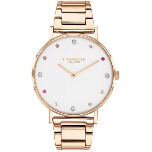 Coach Women's Perry White Dial Watch
