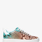 Emmett Python Embossed Leather Sneaker