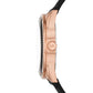 Women's Jessa Multifunction Black Silicone Watch 40mm