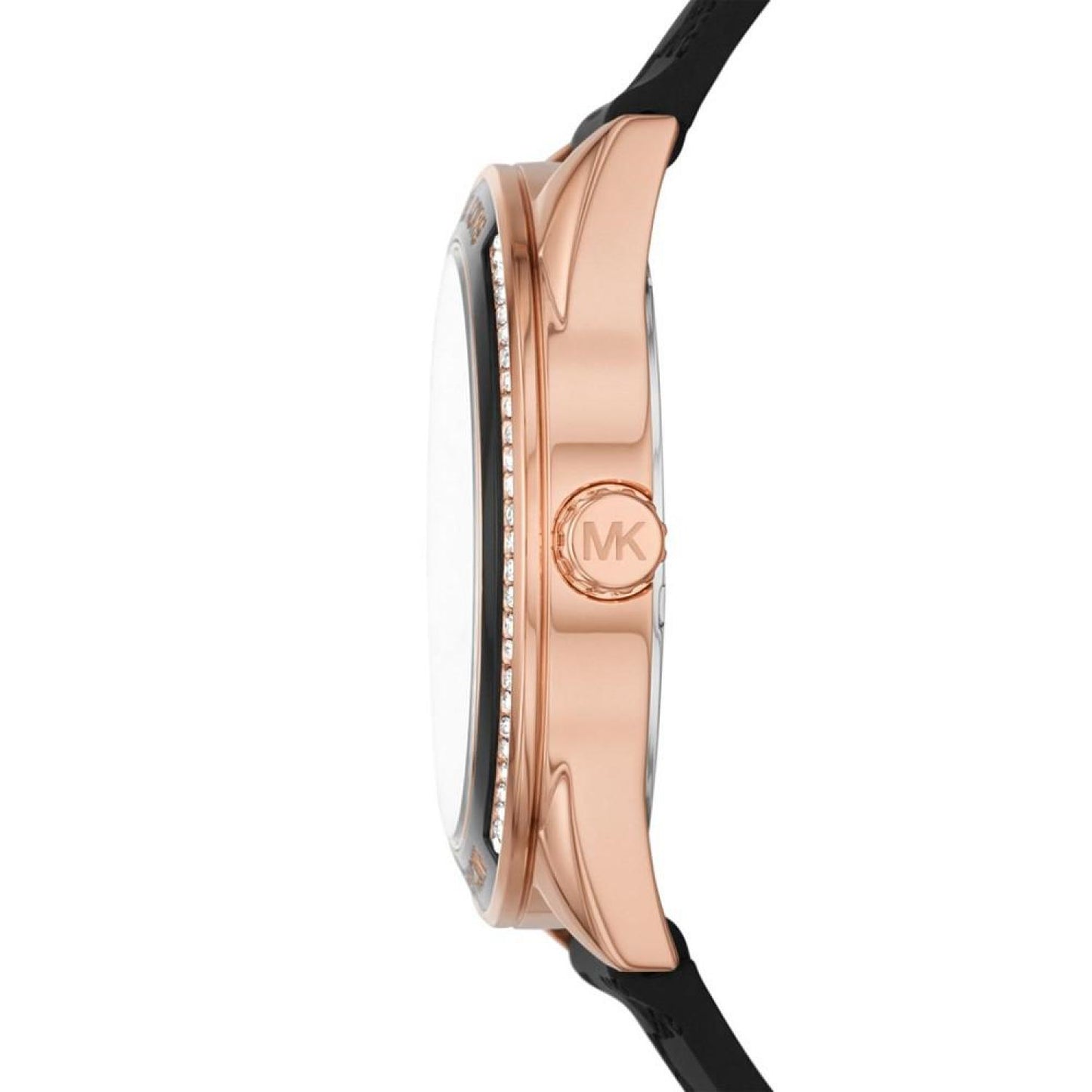Women's Jessa Multifunction Black Silicone Watch 40mm
