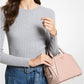 Cleo Small Saffiano Leather Satchel
