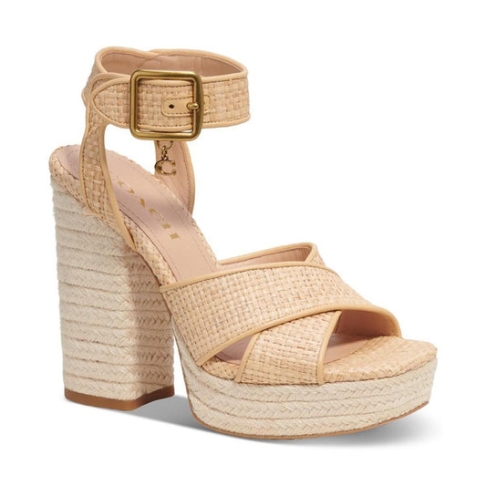 Nelly Crossband Platform Dress Sandals