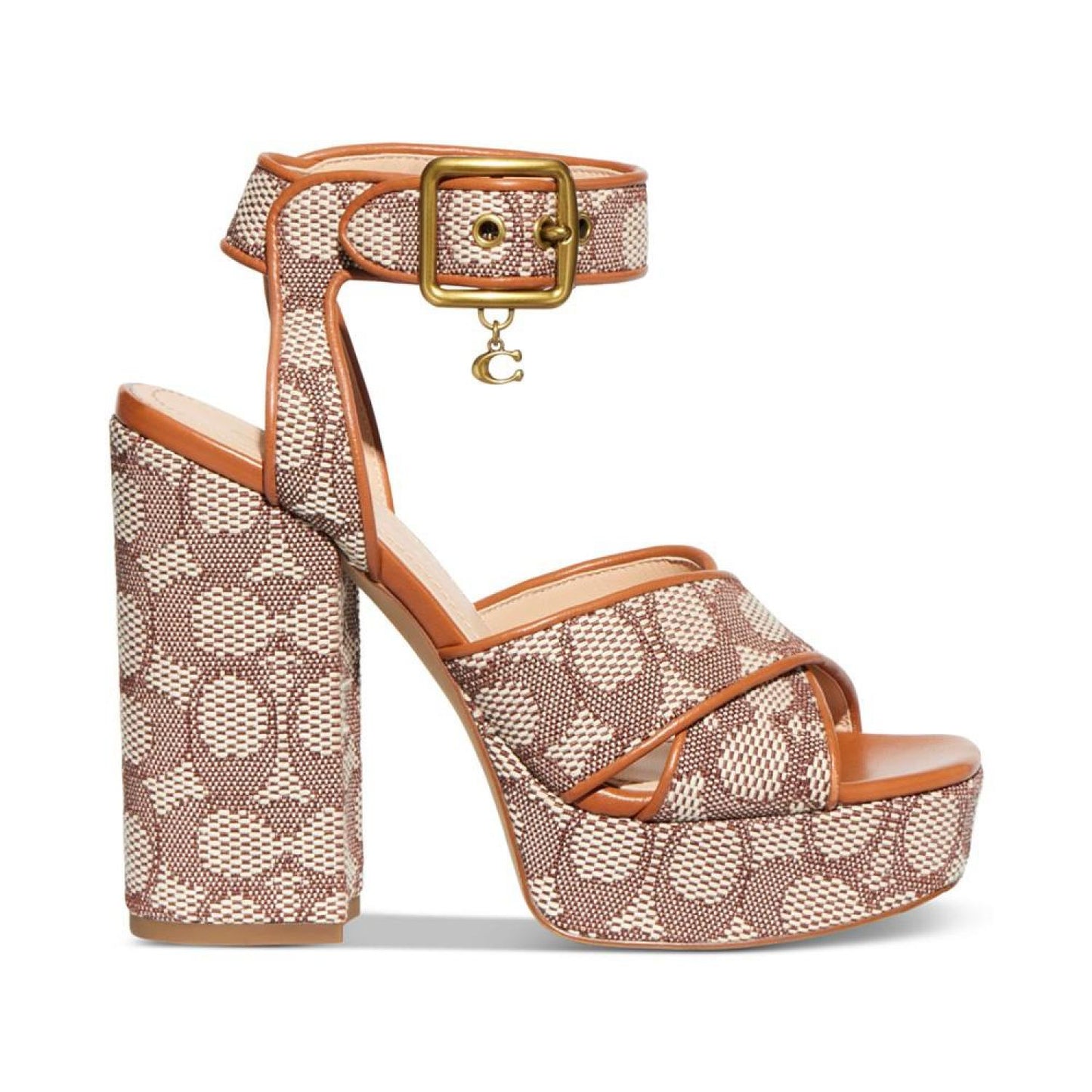 Nelly Crossband Platform Dress Sandals