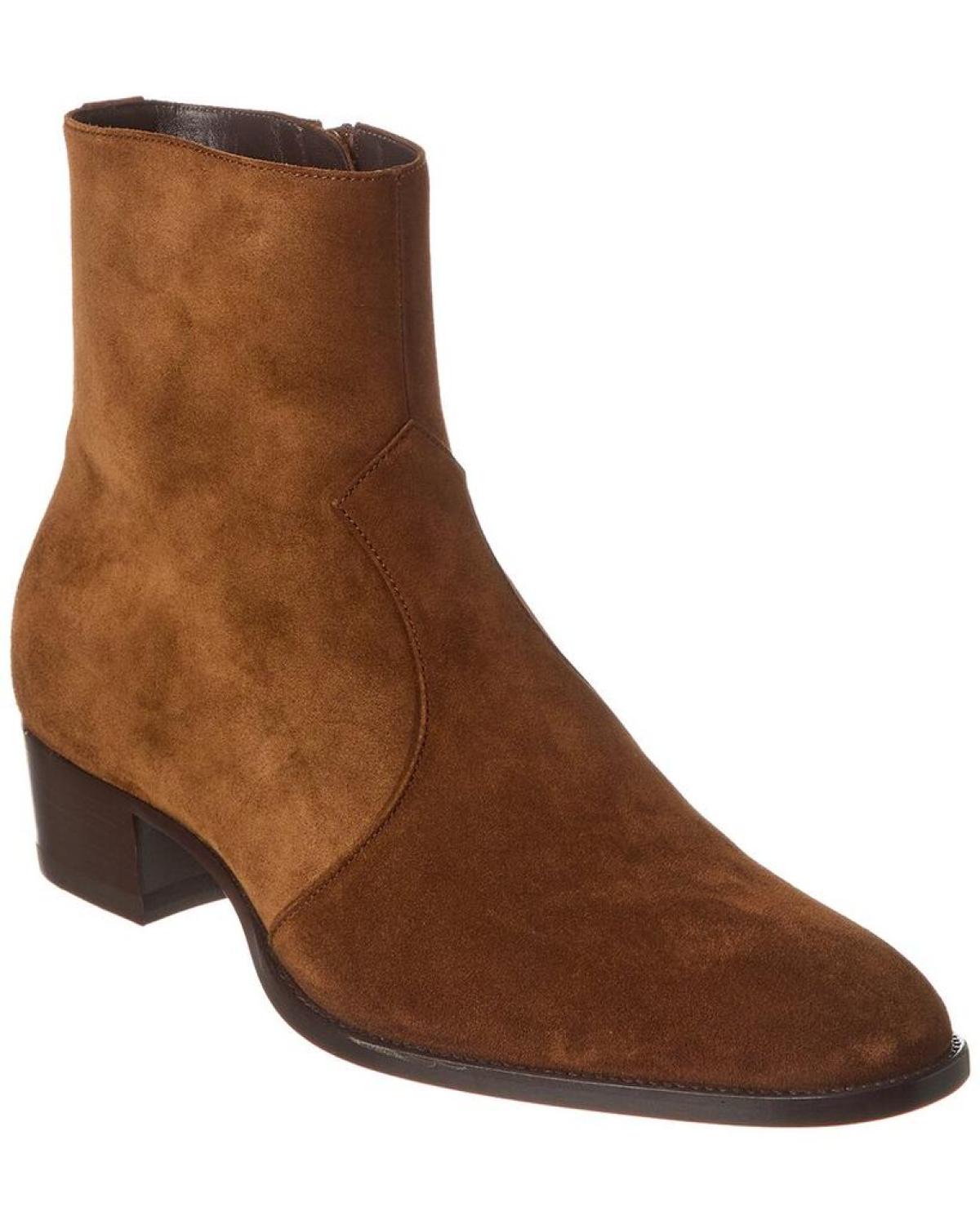 Saint Laurent Wyatt Suede Boot
