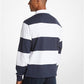 Striped Cotton Rugby Polo
