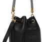 Black 'The Leather Bucket' Bag