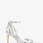 Kimberly Metallic Snake Embossed Leather Sandal