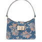Furla Floral Patterned Logo Engraved Tote Bag