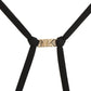 Michael Michael Kors Logo Plaque Cut-Out Midi Dress
