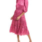 Marchesa Notte Tiered Midi Dress