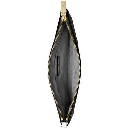 Jet Set Large Leather Top Zip Wristlet