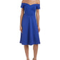 Eva Franco womens  Sheath Dress, 4, Blue