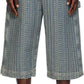 Blue 'The Washed Monogram' Denim Shorts