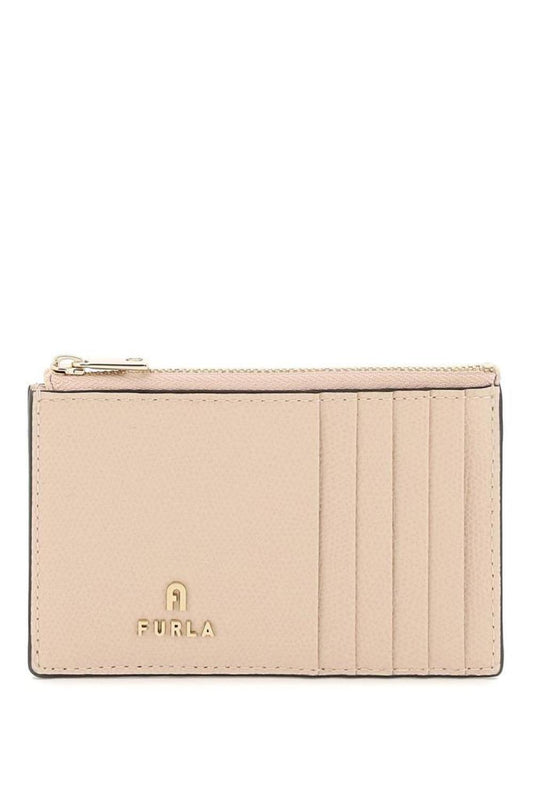 Furla Logo Plaque Zipped Cardholder