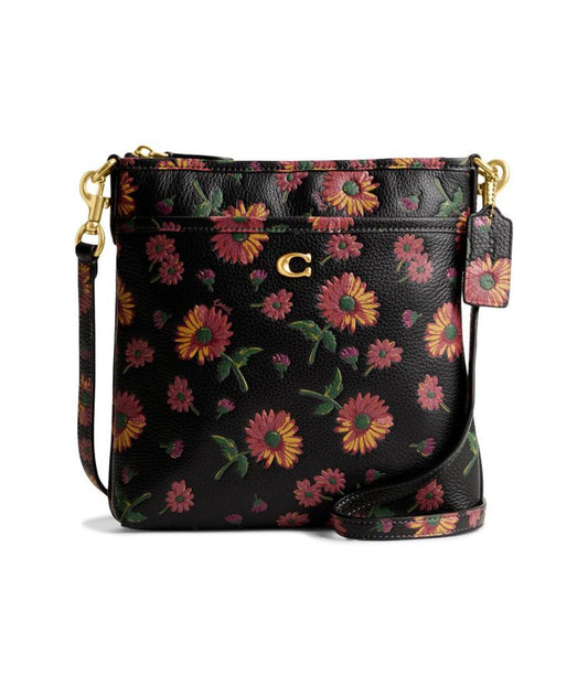 Floral Printed Leather Kitt