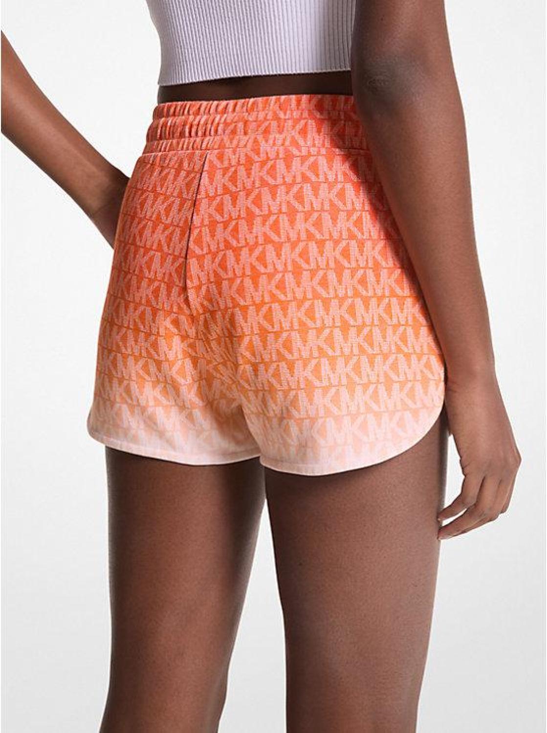 Ombré Logo Cotton Blend Shorts