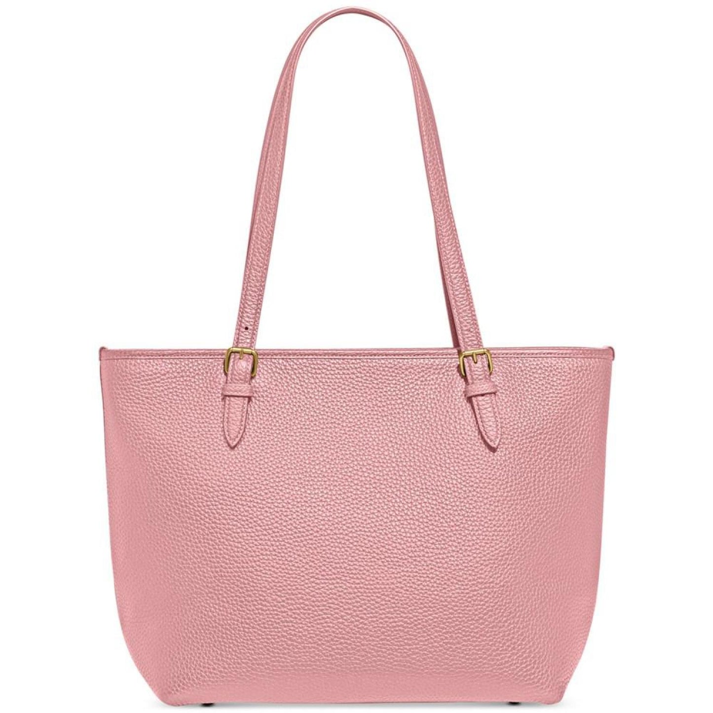 Polished Pebble Leather Taylor Tote with C Dangle Charm