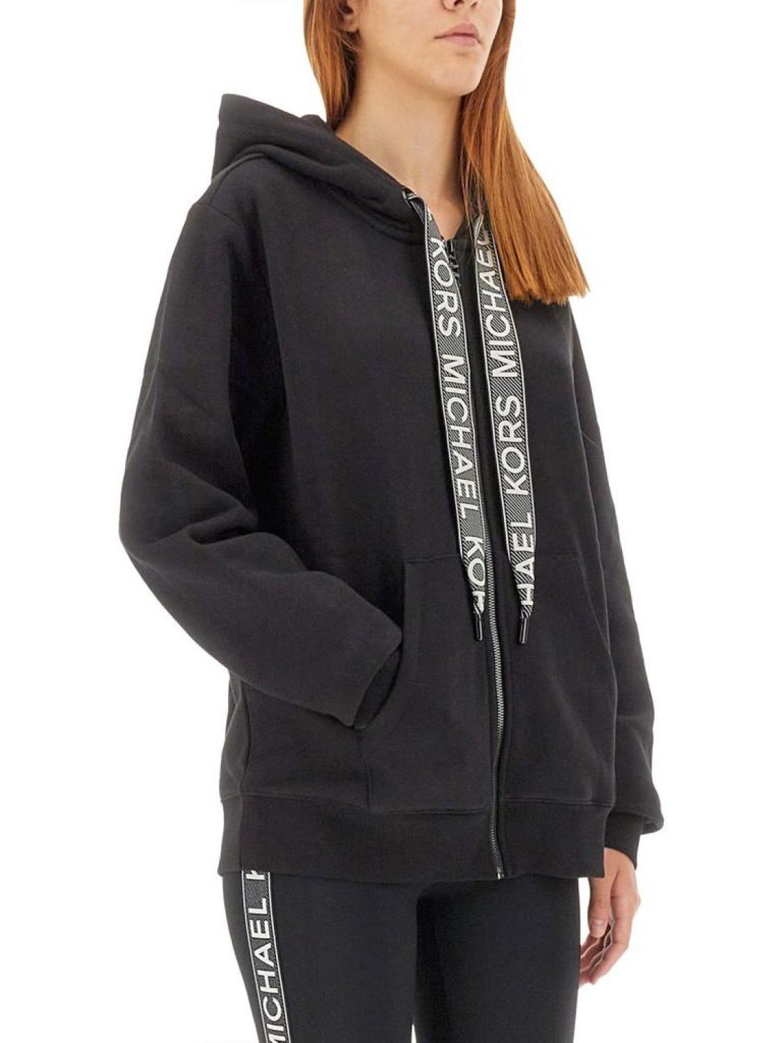 Michael kors black zip up hoodie 2025
