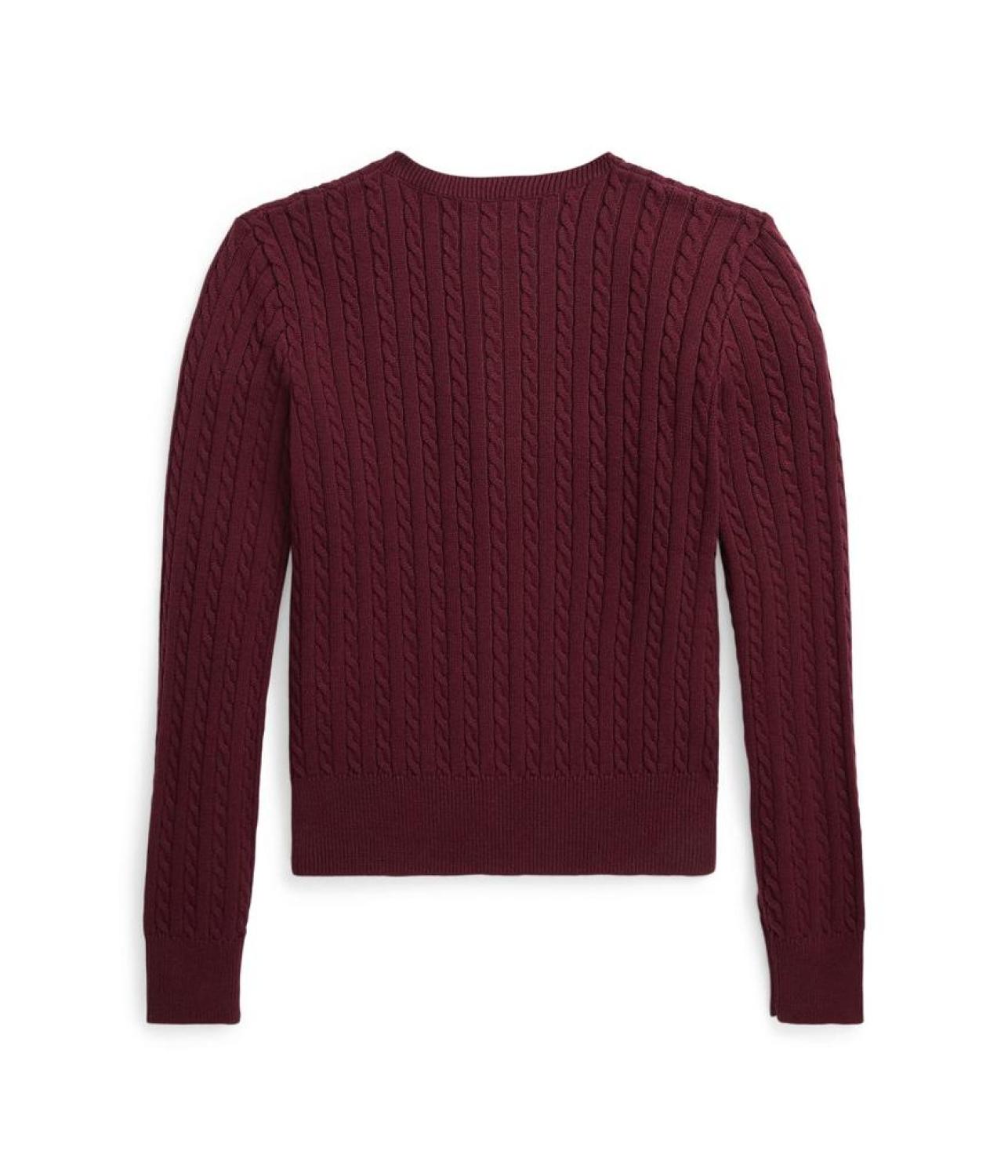 Mini-Cable Cotton Cardigan (Big Kids)