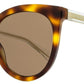 Gucci Women's  Sunglasses GG0565S 002 Havana/Clear/Gold 54mm