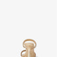 Clara Embellished Metallic Snake Embossed Sandal