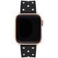 Black Polka Dot Silicone 38/40mm Band for Apple Watch®