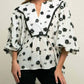 Roxy Blouse In Black Forest