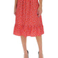 Marc Jacobs Heart Printed Midi Skirt