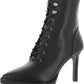 Kyle Lace Up Bootie Womens Leather Pointed Toe Ankle Boots