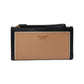 Morgan Color-Blocked Saffiano Leather Continental Wristlet