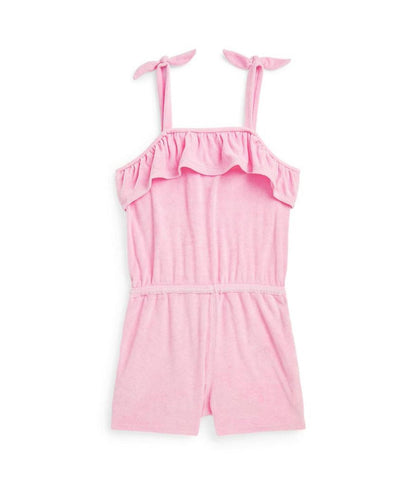 Ruffled Cotton-Blend Terry Romper (Big Kids)