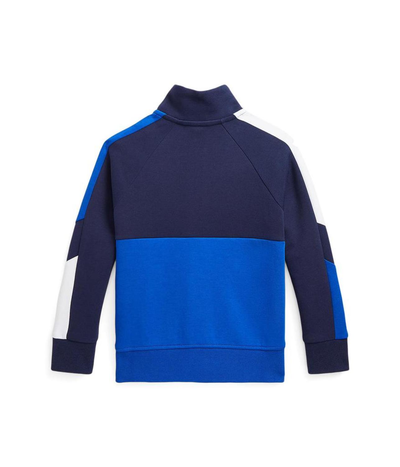 Color-Blocked Double-Knit Track Jacket (Toddler)