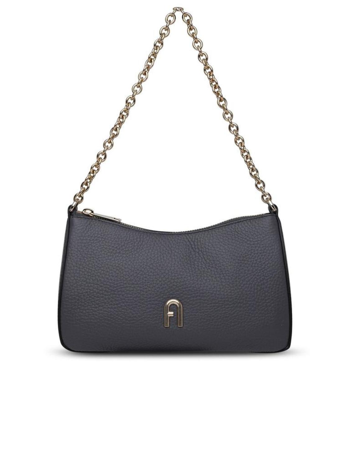 Furla Logo Plaque Zipped Tote Bag