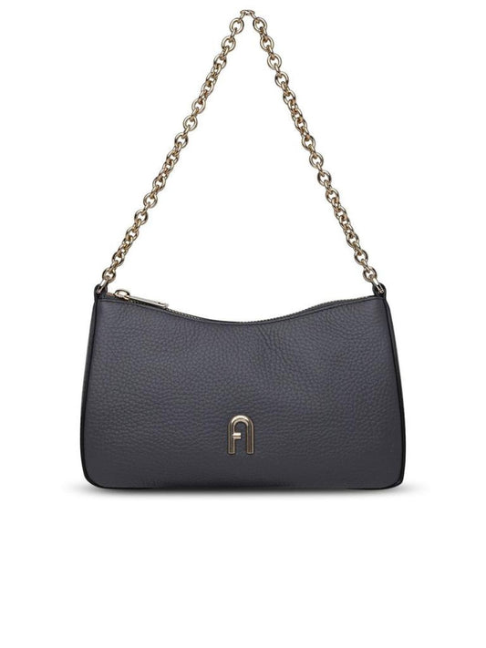 Furla Logo Plaque Zipped Tote Bag